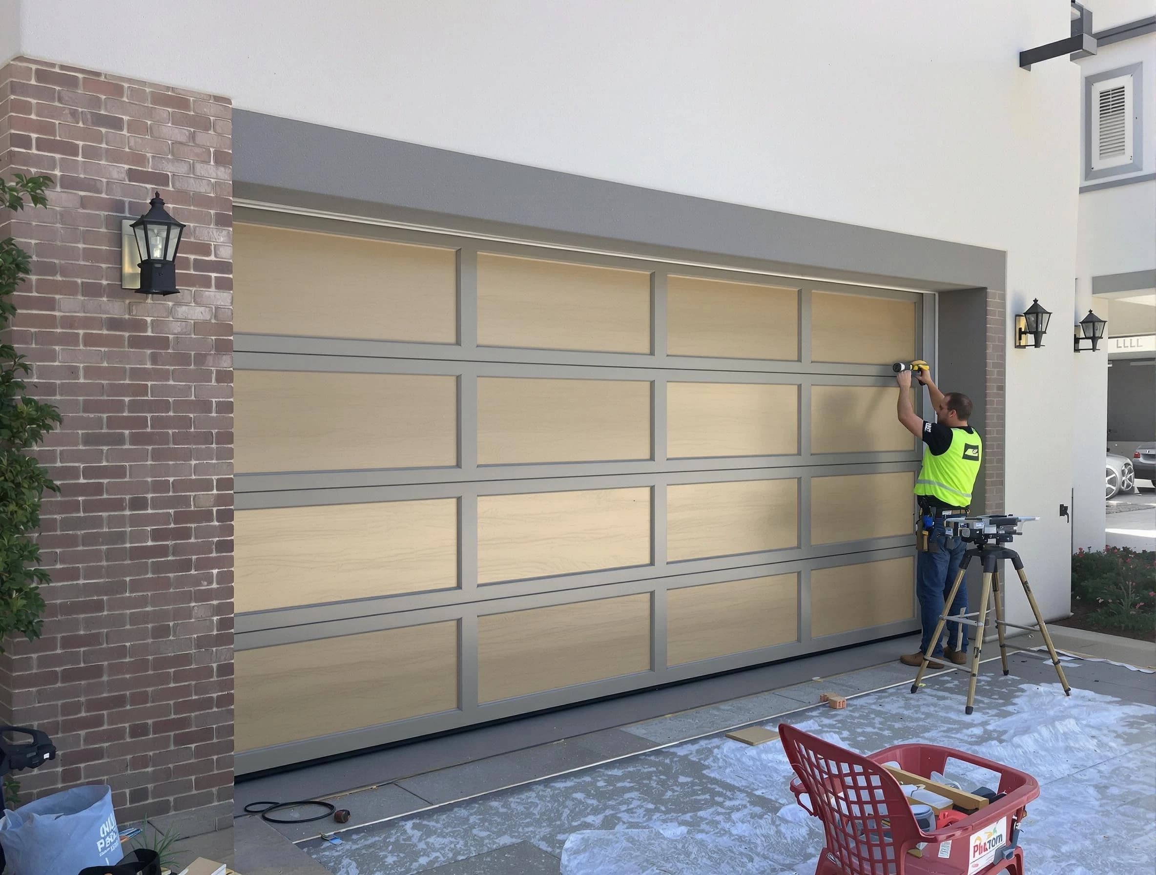 Garage door replacement service by Woburn Garage Door Repair in Woburn