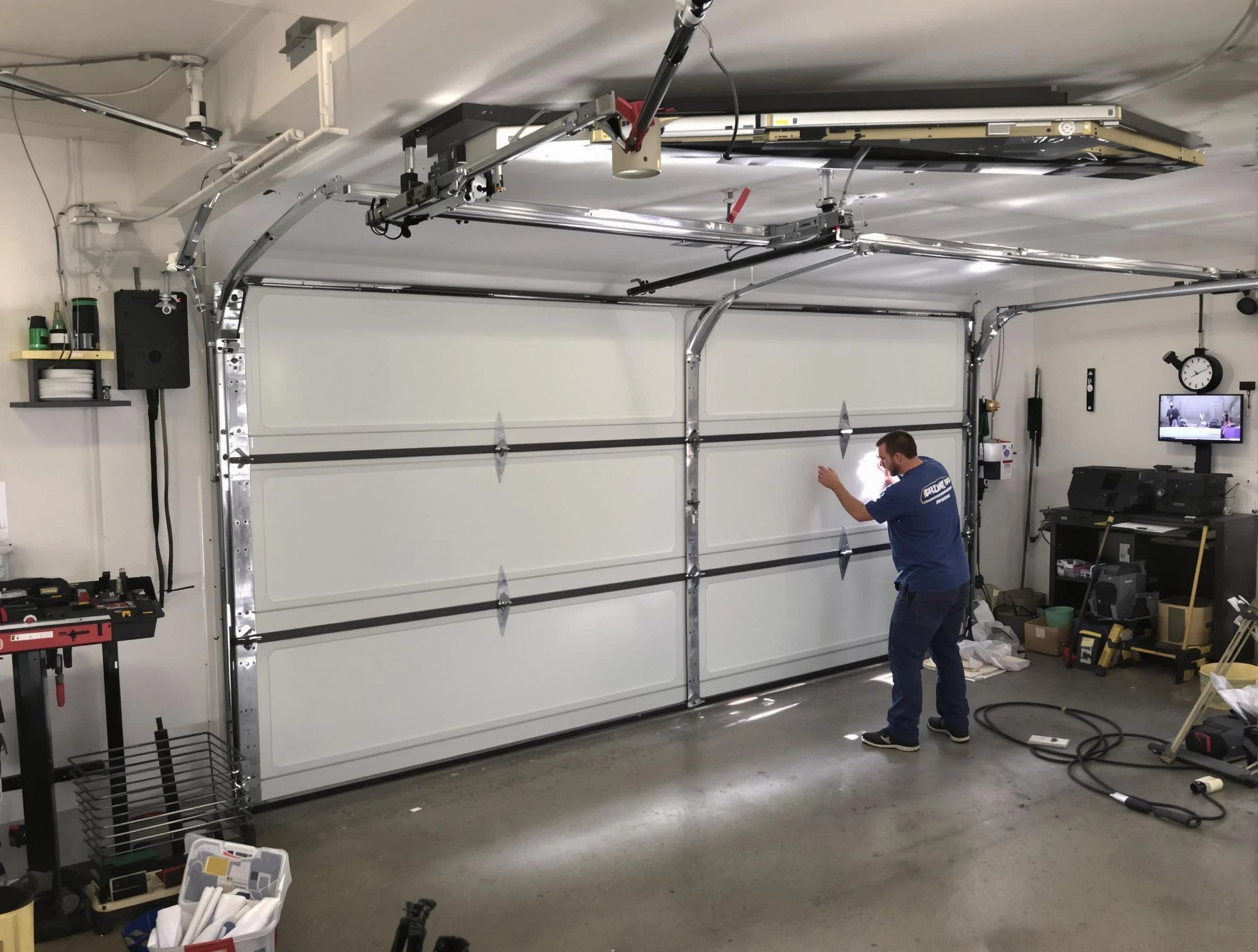 Professional garage door repair service by Woburn Garage Door Repair in Woburn