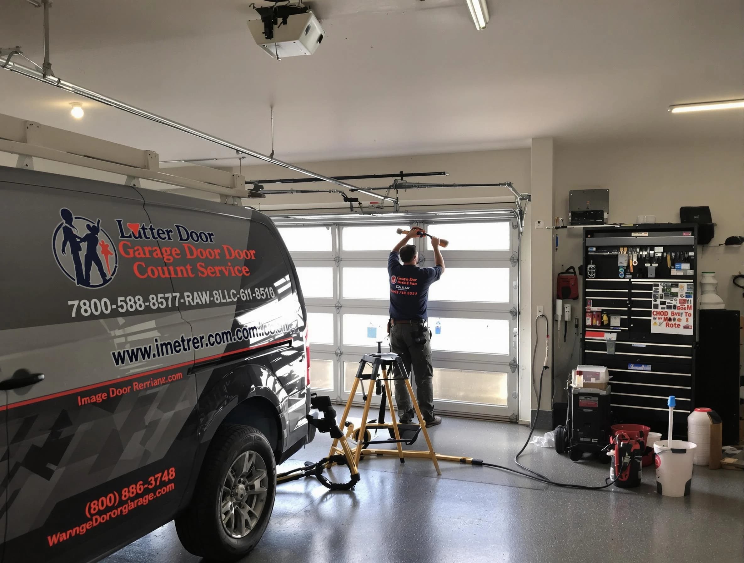 Woburn Garage Door Repair rapid response team performing same-day repair in Woburn