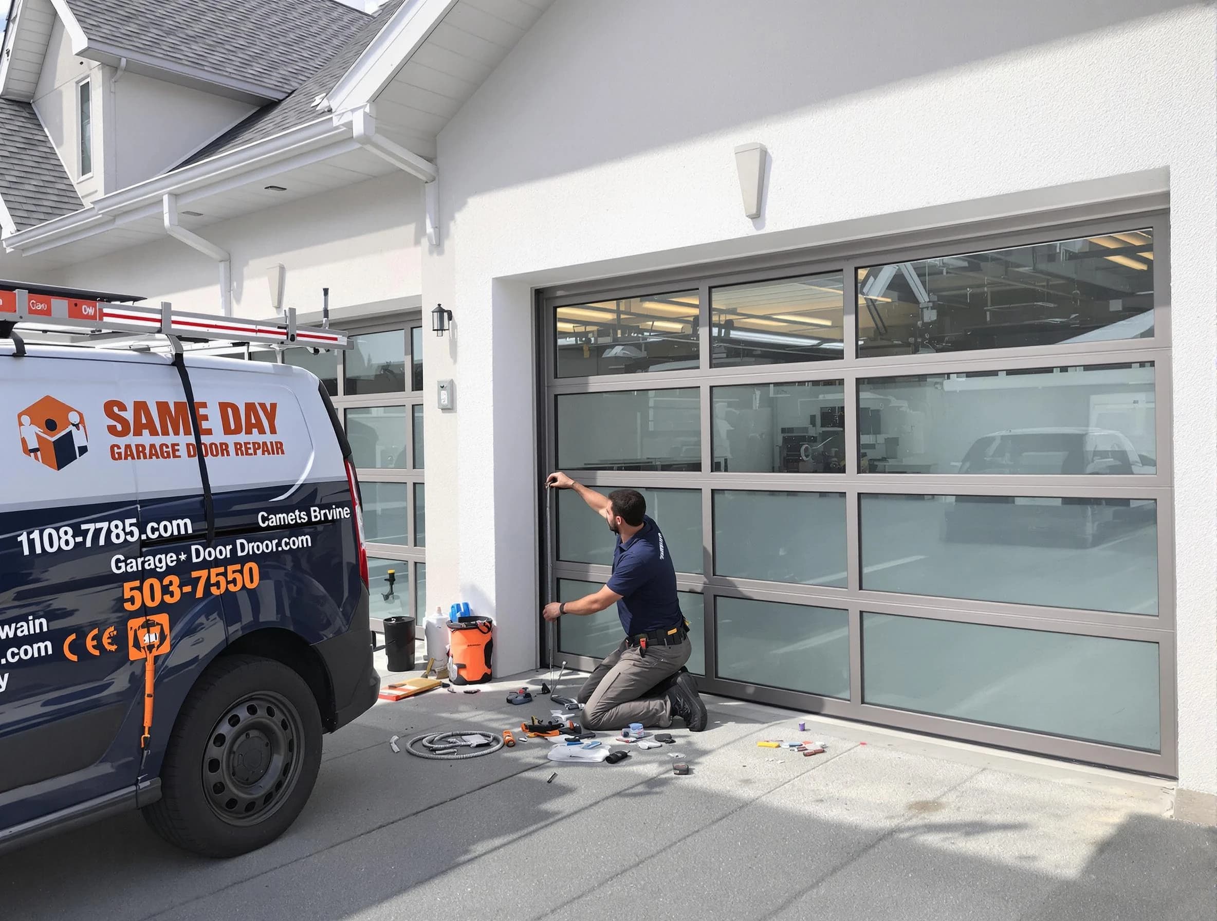 Same-day garage door repair service by Woburn Garage Door Repair in Woburn