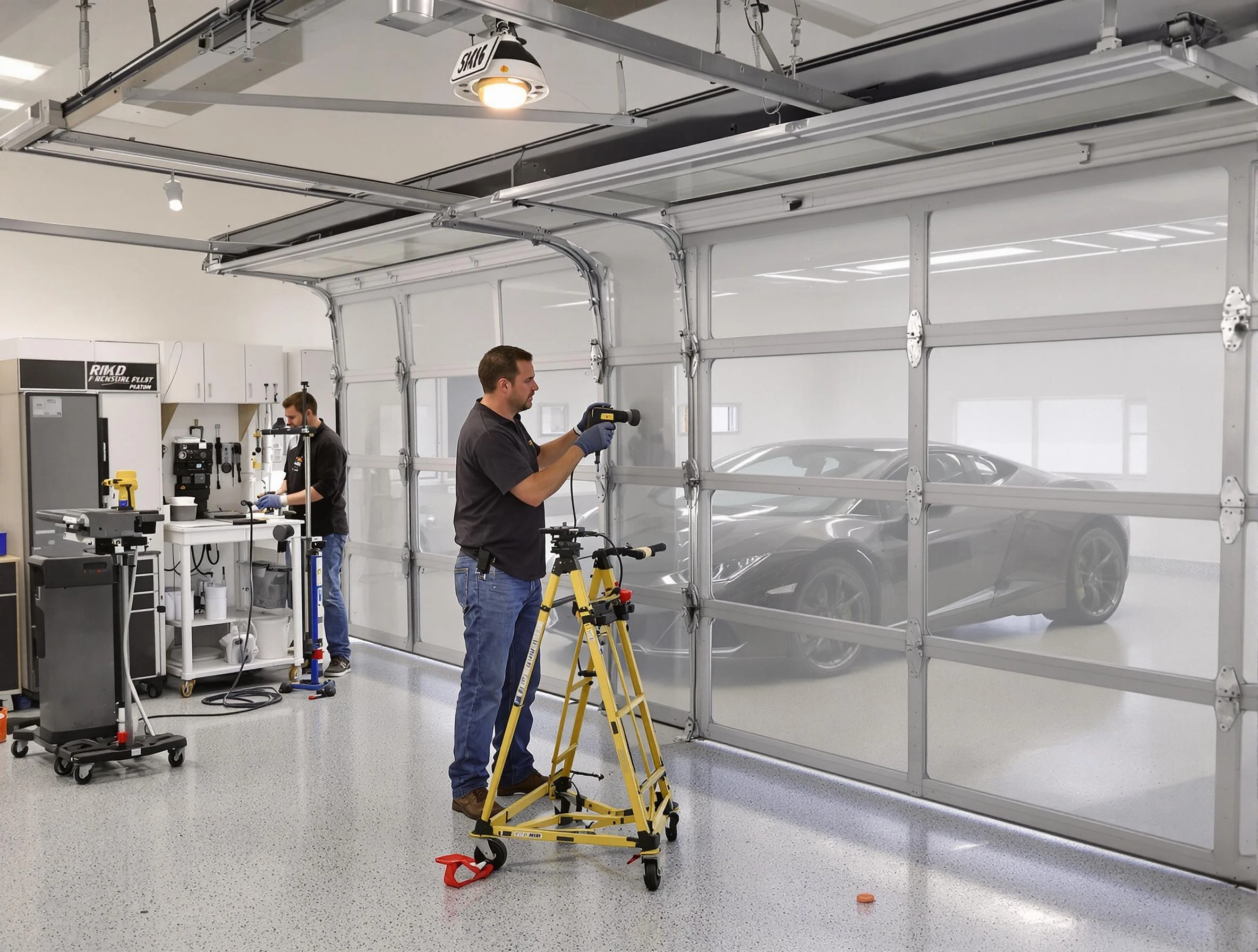 Garage Door Dents Repair in Woburn