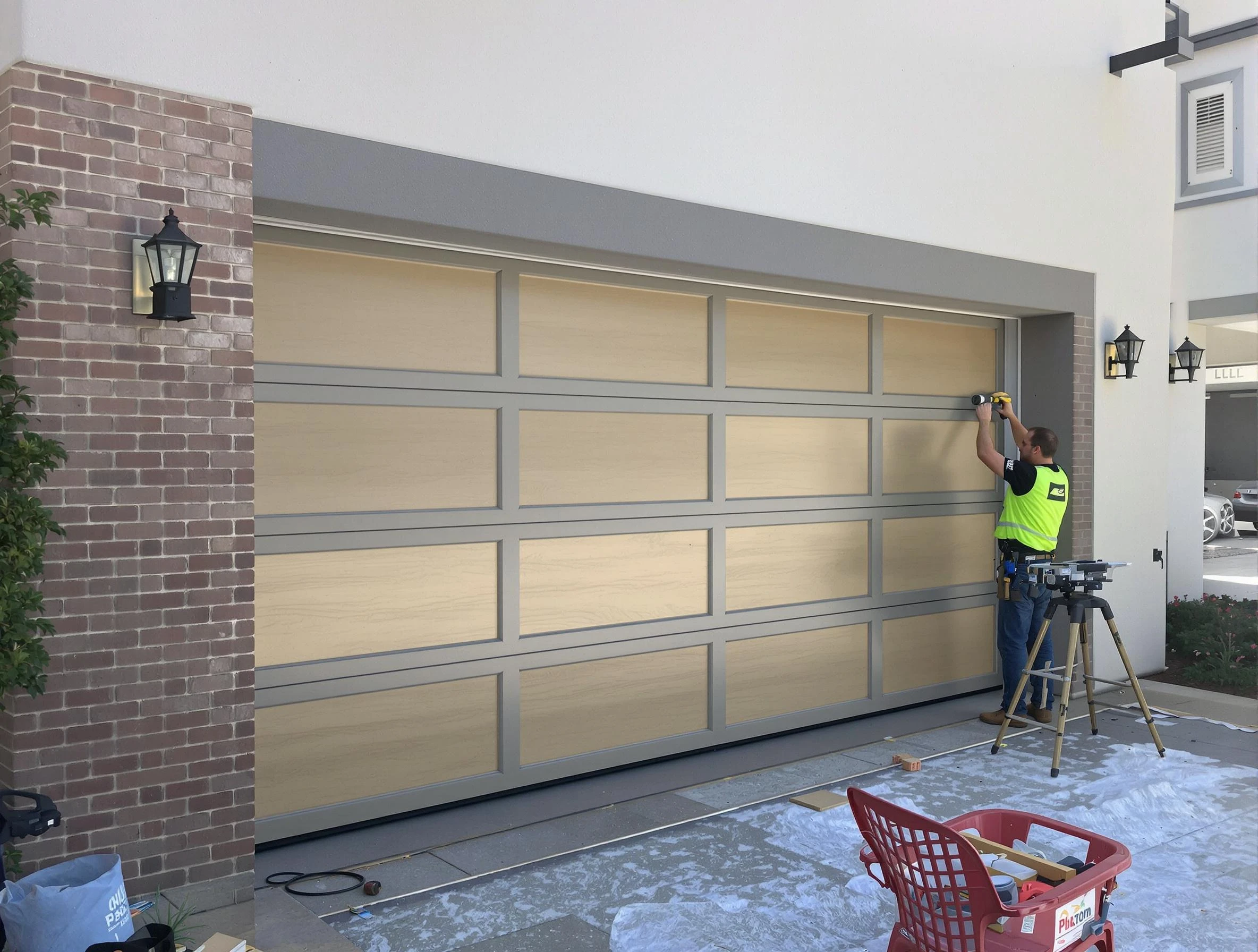 Garage door replacement service by Woburn Garage Door Repair in Woburn