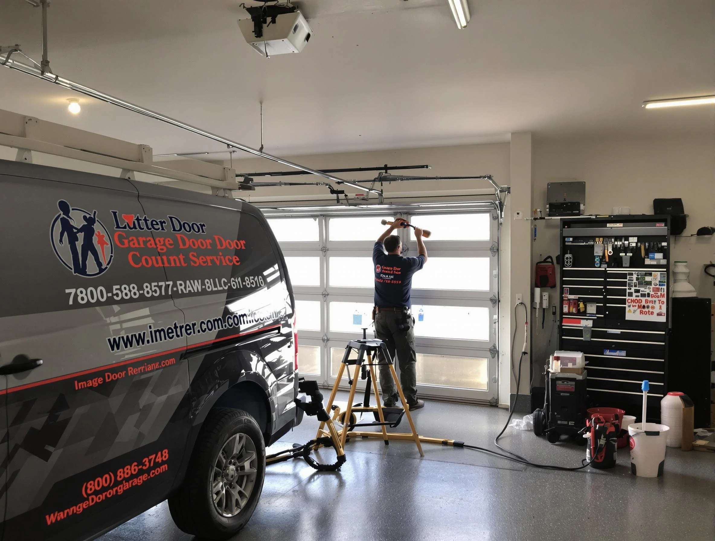 Woburn Garage Door Repair rapid response team performing same-day repair in Woburn