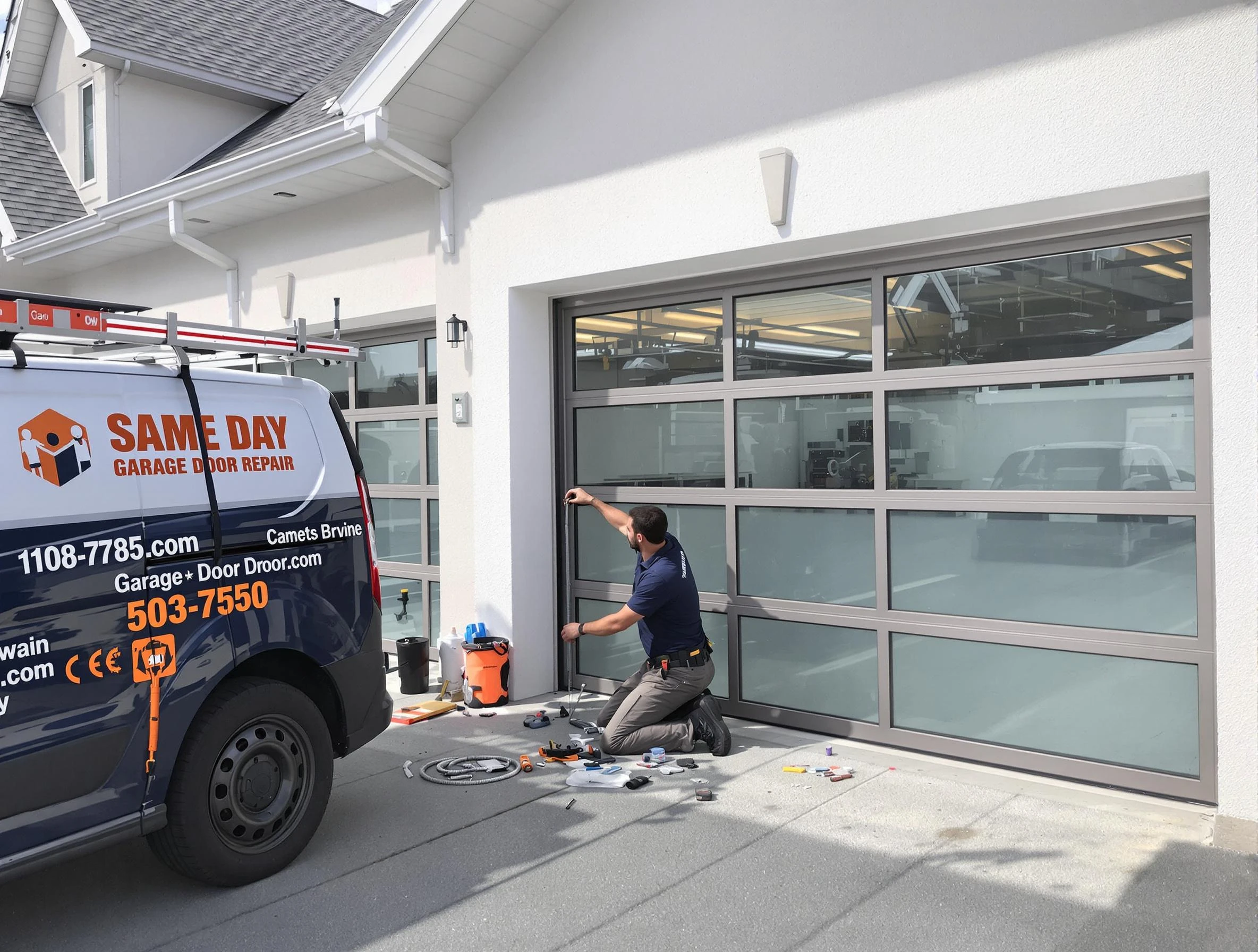 Same-day garage door repair service by Woburn Garage Door Repair in Woburn